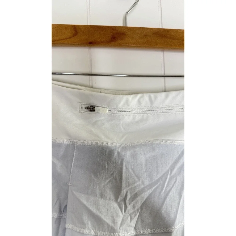 Lululemon  Pace Rival Skirt Women Size 4 Mid Rise Pleated Tennis Skort Pastel